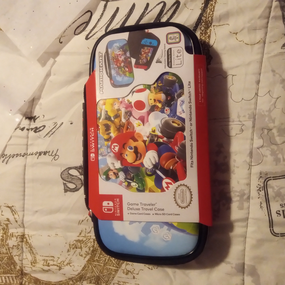 Nintendo Switch Character Travel Case - Black and Red